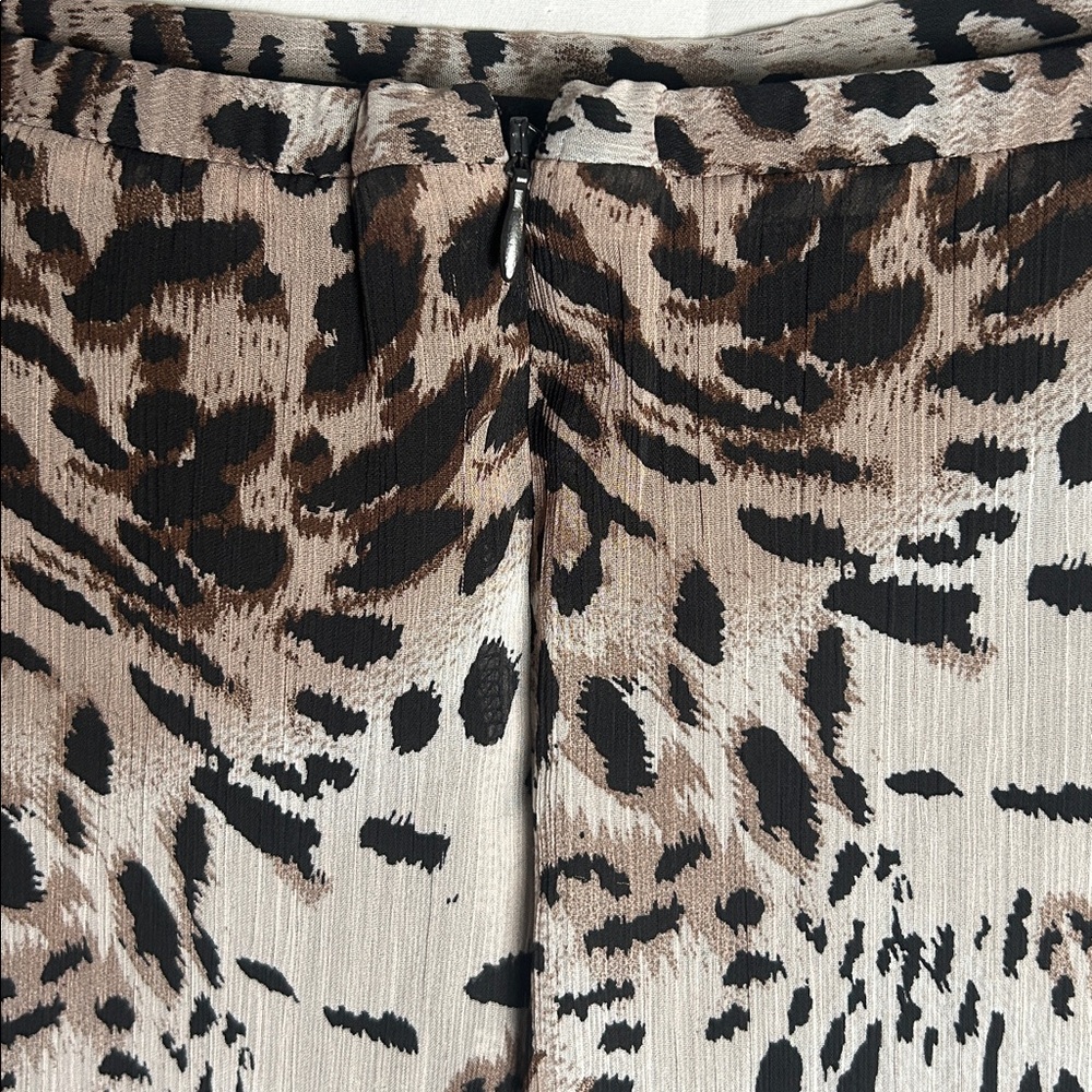MSK Leopard-Print Pants in Black & Brown - Picture 4 of 10